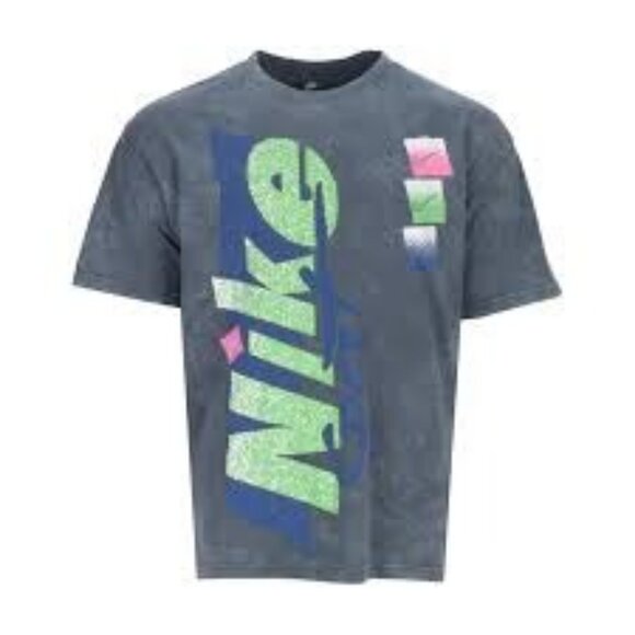 Nike Men's NSW M90 T-Shirt Short Sleeve Crew Neck Grey Size 2XL NEW WITH TAGS! - Picture 2 of 4